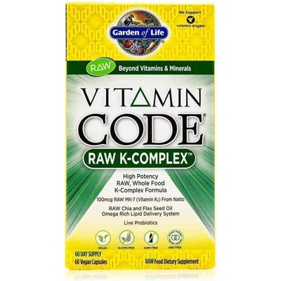 Garden Of Life Vitamín K Komplex Raw 60 kapsúl