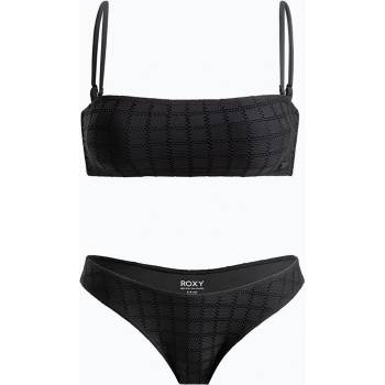 Roxy Дамски бански от две части ROXY Bandeau Cheeky anthracite
