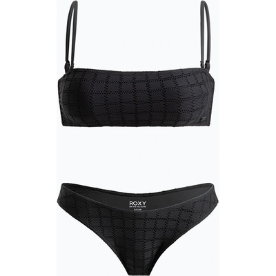 Roxy Дамски бански от две части ROXY Bandeau Cheeky anthracite