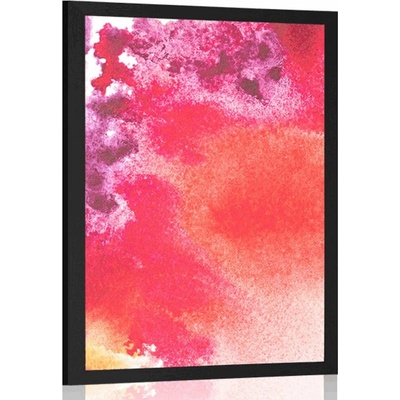Plakát abstraktní malba - 20x30 black