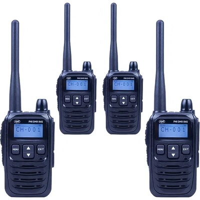 PNI PNI-D45-4 DMRTier I Уоки-Токи Комплект 8km Обхват и Bluetooth (PNI-D45-4)