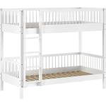 VIPACK Бяло двуетажно детско легло от масивен бук 90x200 cm Forrest - Vipack (FOSB9014)