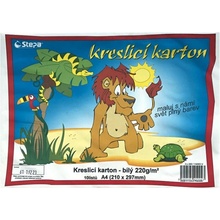 Stepa kresliaci kartón A4 10 listov biely