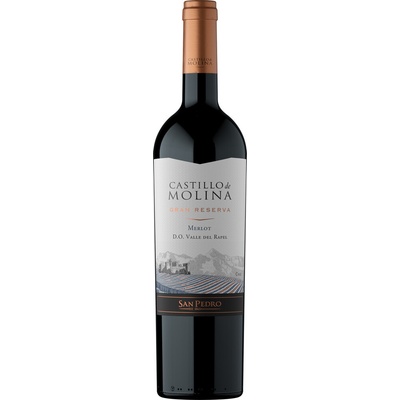 Castillo de Molina Merlot Gran Reserva červené suché 14% 0,75 l (holá láhev)