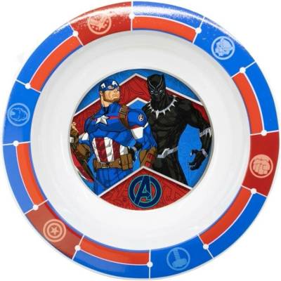 STOR Dětská miska Avengers plastová 16 cm