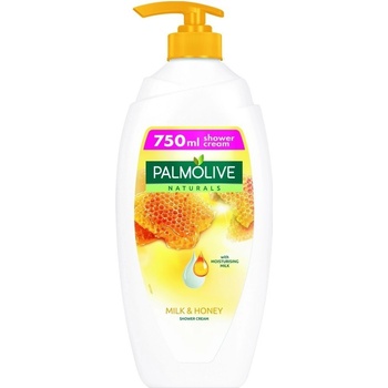 Palmolive Naturals Milk & Honey sprchový gel s pumpičkou 750 ml