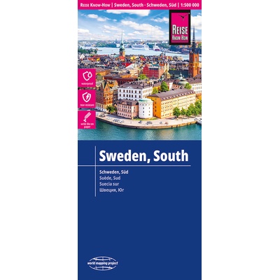 mapa Sweden south 1:500 t. voděodolná