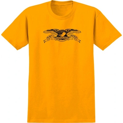 Antihero BASIC EAGLE GOLD/BLK pánské tričko