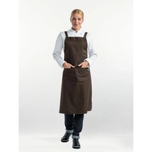 Chaud Devant Kuchářská zástěra s náprsenkou Brown Brown