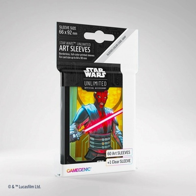 Gamegenic Star Wars: Unlimited Art Sleeves DARTH MAUL Obaly 61 ks