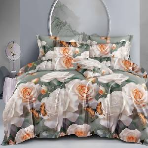 EmonaMall Двулицево спално бельо EmonaMall, 6 части - Модел S19509 (S19509-12000d)
