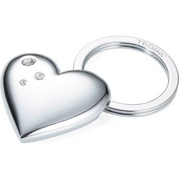 TROIKA Ключодържател Блестящо сърце Troika KR15-32/CH (KR15-32/CH)
