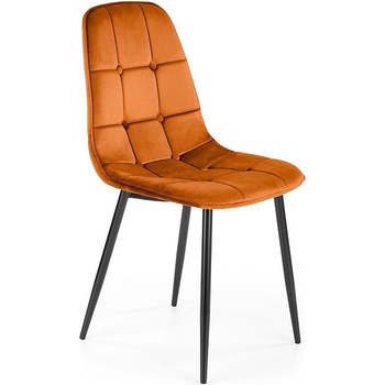 Halmar Кадифен трапезен стол k417 канела