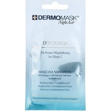 L'biotica DermoMask Night Active exfoliačná maska pre obnovu povrchu pleti 12 ml