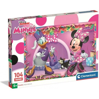 CLEMENTONI Minnie a Daisy 104 dílků