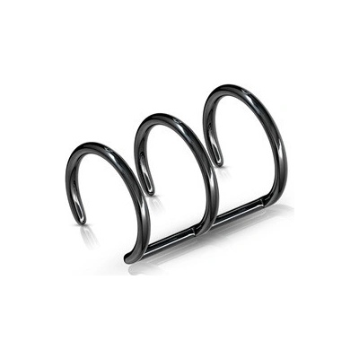 Šperky4U Falešný piercing do ucha barva černá FP01153-K