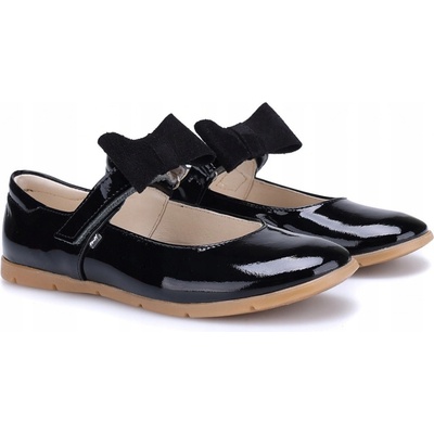 Emel e2703md-2 balerínky kožené laky černé