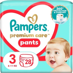 Pampers Памперс Прем. гащички. CP (28 бр. /фол)