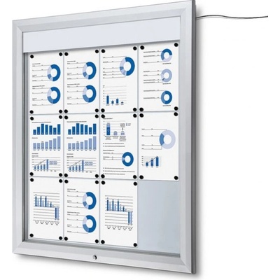 Jansen Display s.r.o. Vonkajšia vitrína SCT12xA4 s LED osvetlením