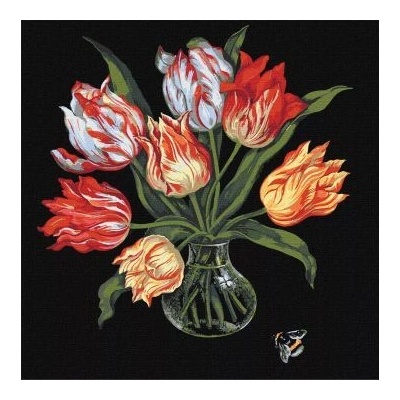 Ideyka Ideyka: Живопис по номера, Грациозни лалета - 40 x 40 cm