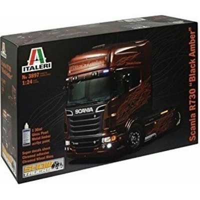 Italeri Model kamiónu Scania R730 Black Amber 1 24