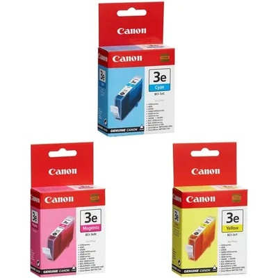 Canon КОМПЛЕКТ 3 ГЛАВИ ЗА CANON i550/850/6100/6500/S400/S500/S600/S45000 - BJC-3000/BJC-6000 - Multi pack - BCI-3eC (BCI3eC)/BCI-3eM (BCI3eM)/BCI-3eY ( (201CANBCI 3Z MP)
