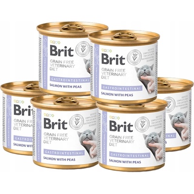 Brit Veterinary Diet Gastrointestinal losos & hrášok 200 g