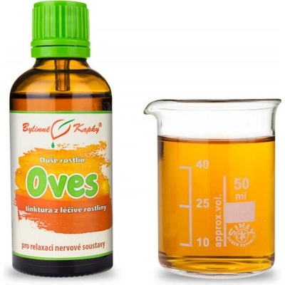 Bylinné kapky Ovos mliečne obilky kvapky Duša rastlín tinktúra 50 ml