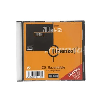 Intenso CD-R 700MB 52x 80' Slim Case