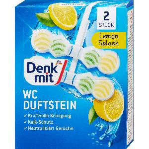 Denkmit Блокче за тоалетна Lemon Splash, 2x48g, 2 бр (1678841)