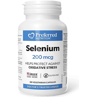 Natural Factors Селен (L-селенометионин) 200 mcg 60 V капсули | Natural Factors (0199 PN)
