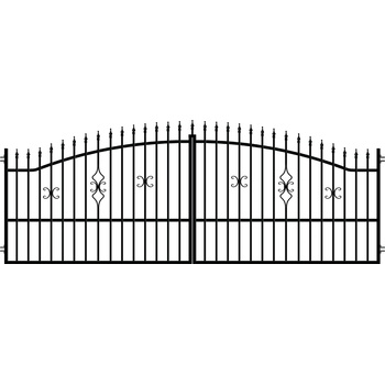 POLARGOS Двукрила оградна врата tola (цената е за пълен комплект за монтаж) (tola.180.400)