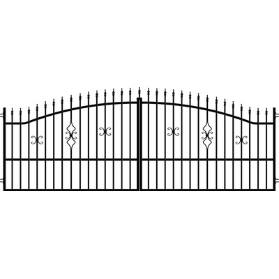 POLARGOS Двукрила оградна врата tola (цената е за пълен комплект за монтаж) (tola.180.400)