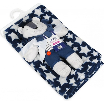 Babymatex Deka s hračkou Lion Blue