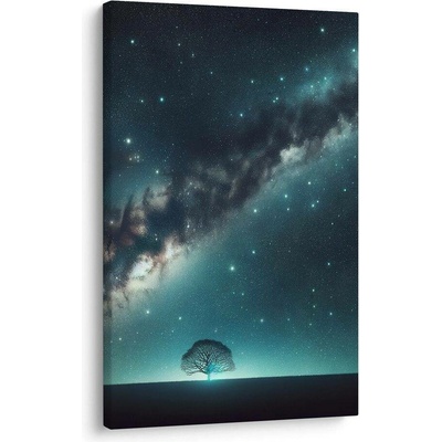 Obraz strom života a galaxie - 80x120
