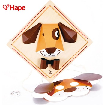 Image 1 of Hape - Направи си сам картина и маска Кученце