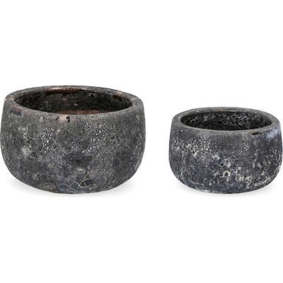 Bizzotto ДЕКОРАТИВНА САКСИЯ 2БР. duyen АНТРАЦИТ (0790729)