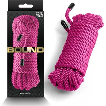 Image 1 of Въже за робство, нежно обвързване, 7, 6 метра - Bound Rope Pink (NSTOYS1046)