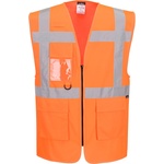 Portwest hi-vis essential es1 es476 / Светлоотразителна жилетка - hv оранжева 4xl (es476orr4xl)