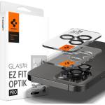 Spigen Протектор за Камерата на iPhone 14 Pro, Spigen EZ Fit Optik Pro Glas. tR 2бр. , Черен (AGL05205)