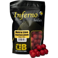 Carp Inferno boilies Nutra 250g 20mm Jogurtová jahoda