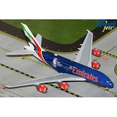 Gemini A380-841 Emirates Official Airline Partner of the NBA Colors 1:400