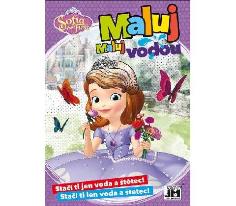 Omaľovánka Maľuj vodou A5 Sofia prvá/Sofia the first