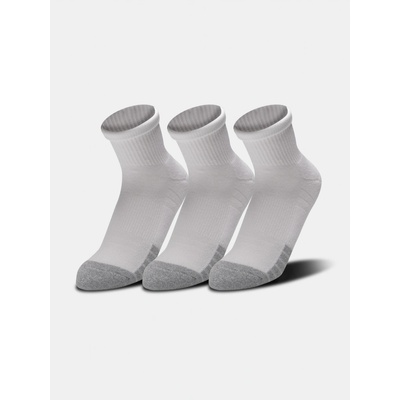 Under Armour ponožky UA Heatgear Quarter 3pk bílá