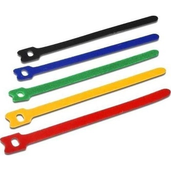 Techly 109528 кабелна връзка Монтиране на кабел връзка Захващане Многоцветен 10 броя (ISWT-VEL10-COLT) (ISWT-VEL10-COLT)