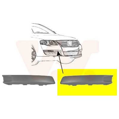 Ozdobná/ochranná lišta, nárazník VAN WEZEL 5839583
