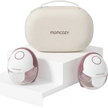 Momcozy Двойна електрическа помпа за кърма Momcozy - Mobile Style M6, Cozy, Red (602835182489)
