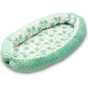  Гнездо Baby Nest Minky - Hedgehogs Mint