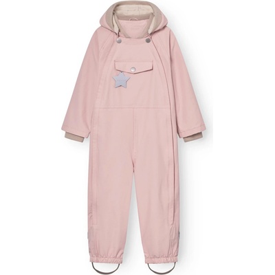 Mini A Ture Детски софтшел гащеризони Mini A Ture Kid's Matwisto Fleece Lined Coverall Overall - Rose Smoke - размер 86 (703-6707-0211)