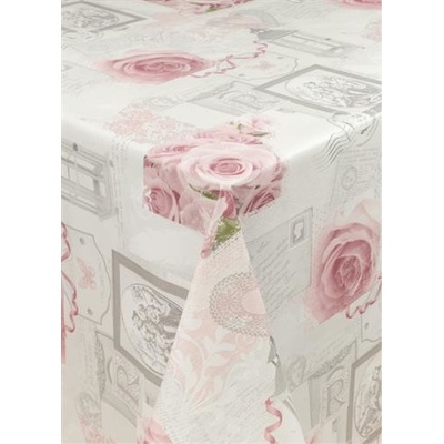 Obrus PVC 3673541 ruže, metráž, 20 m x 140 cm, IMPOL TRADE